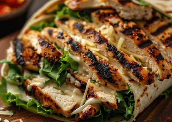 Chicken Caesar Wrap, Menu Praktis dengan Rasa Gurih
