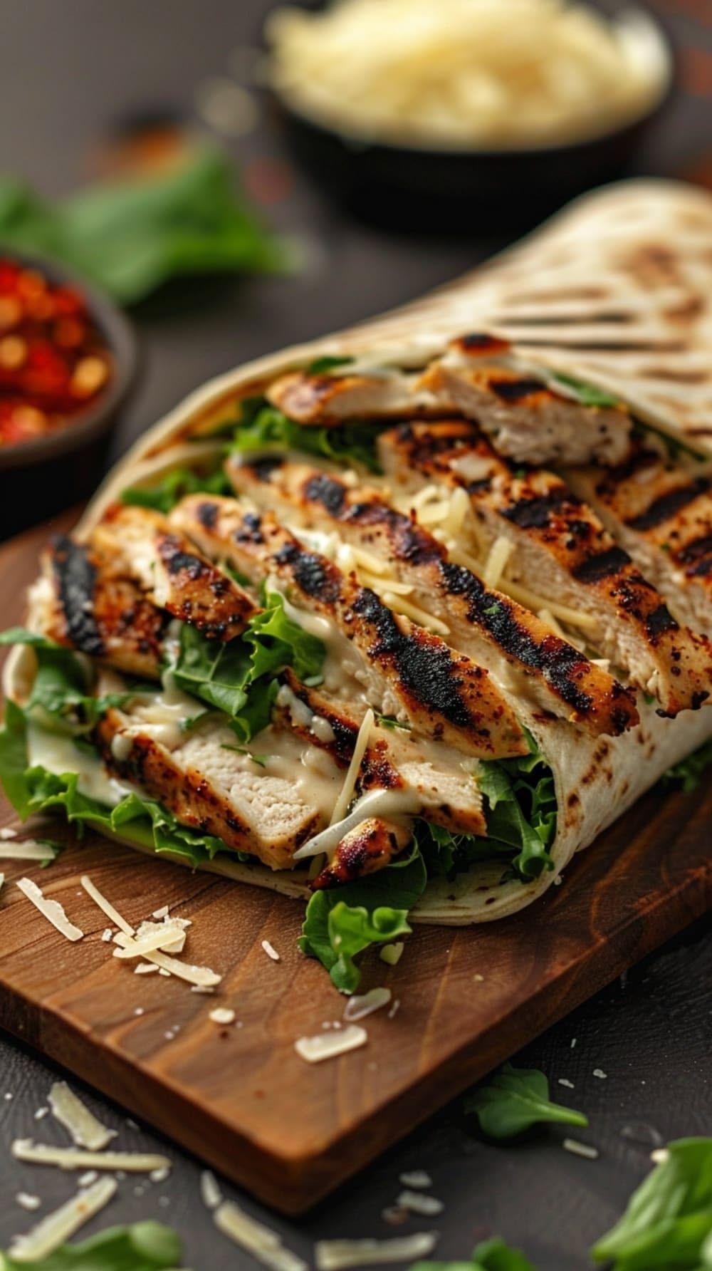 Chicken Caesar Wrap, Menu Praktis dengan Rasa Gurih