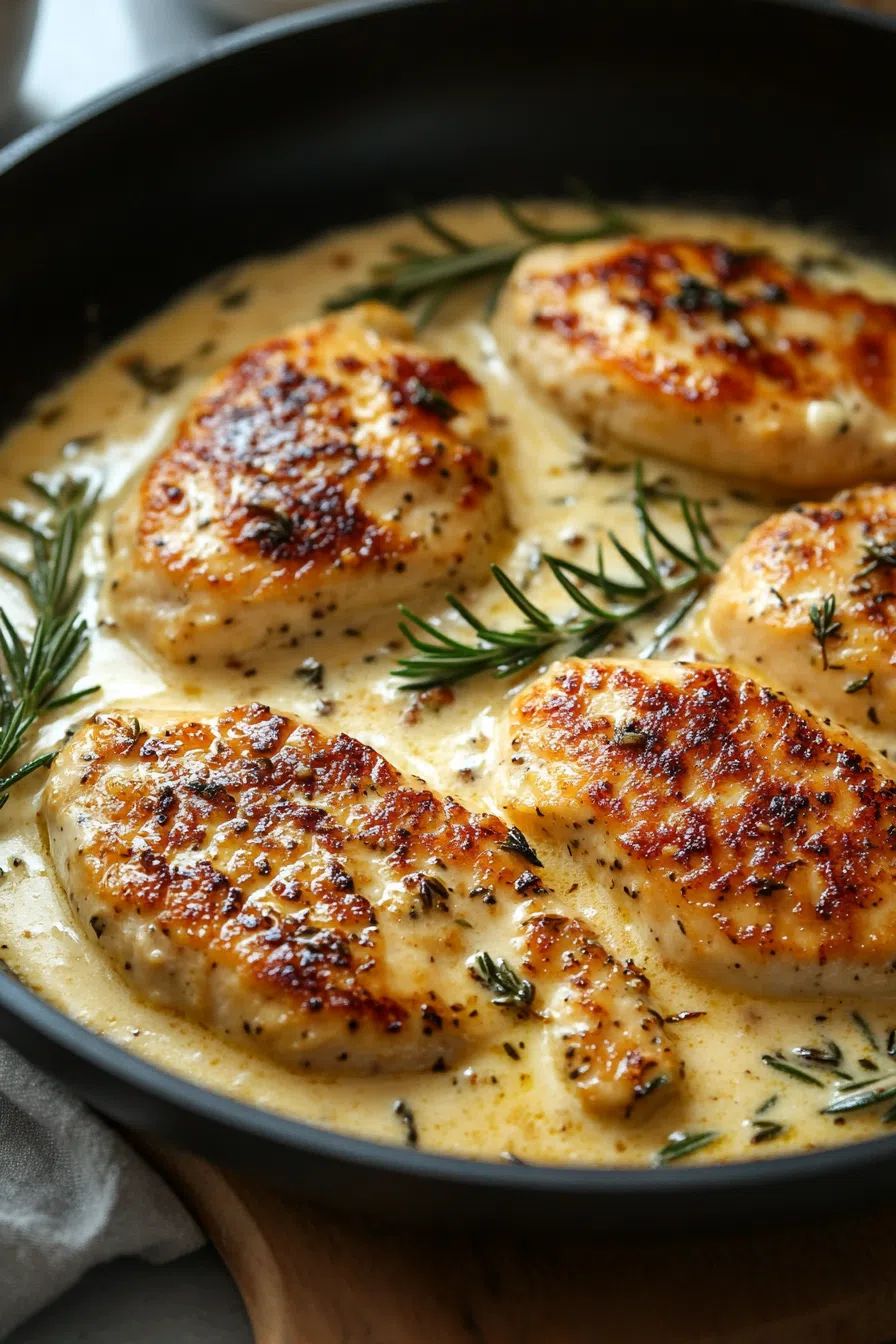 Creamy Rosemary Dijon Chicken dengan Cita Rasa Berkelas