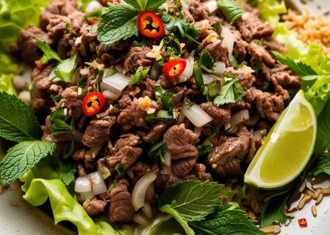 Lap Khmer: Resep Salad Daging Sapi Khas Kamboja