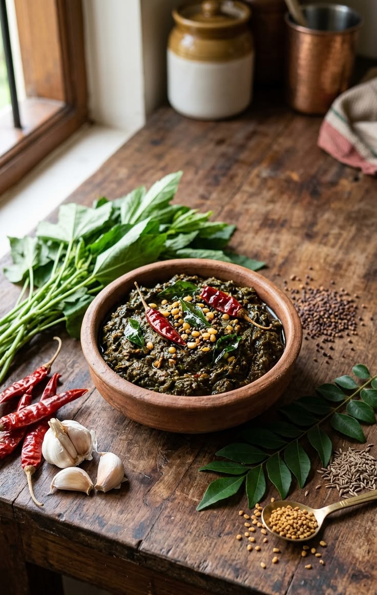 Gongura Pachadi: Sambal Daun Sorrel Khas Andhra Asam Pedas
